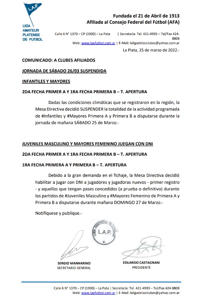 #Atención NOTIFICACIÓN JORNADAS