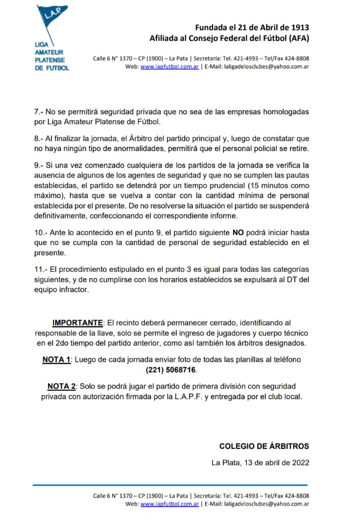 PROTOCOLO ARBITRAL MAYORES
