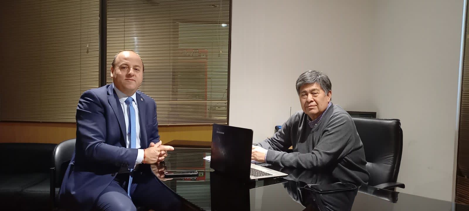 EL INTERVENTOR VISITÓ AL PRESIDENTE DE CFFA
