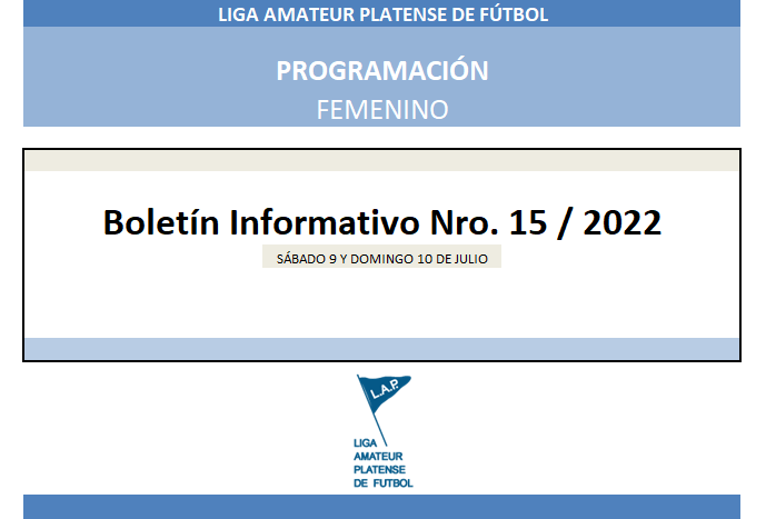 #Programación T. APERTURA 13RA FECHA PRIMERA A