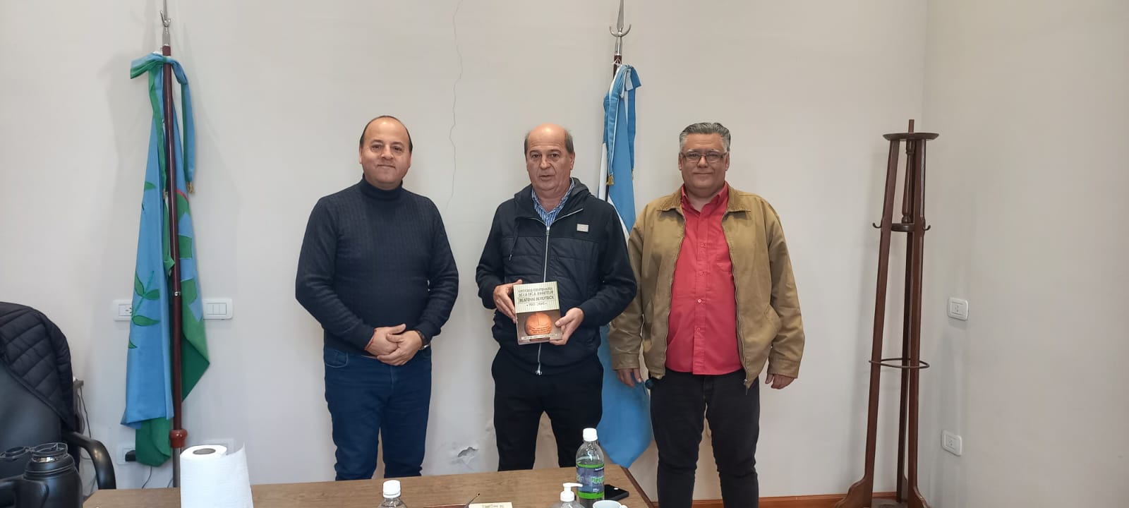 EL INTERVENTOR RECIBIÓ AL PRESIDENTE DE LA FFBP