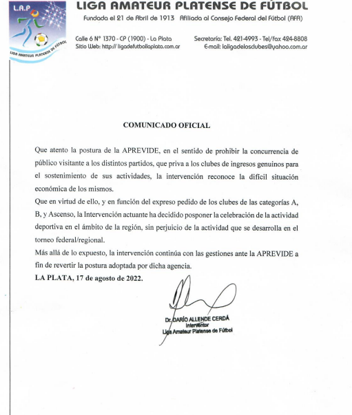 #ATENCIÓN COMUNICADO INTERVENCIÓN DPPJ