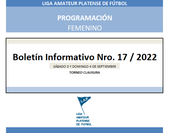 #Programación T. CLAUSURA  1RA FECHA PRIMERA A Y PRIMERA B