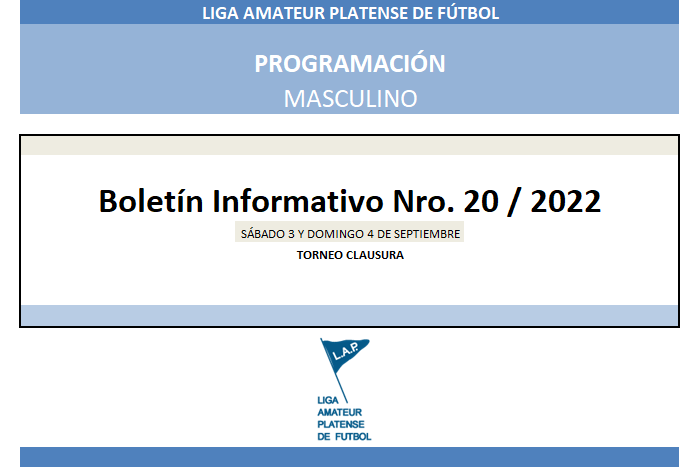 #Programación T. CLAUSURA  1RA FECHA PRIMERA A, PRIMERA B Y T. ASCENSO