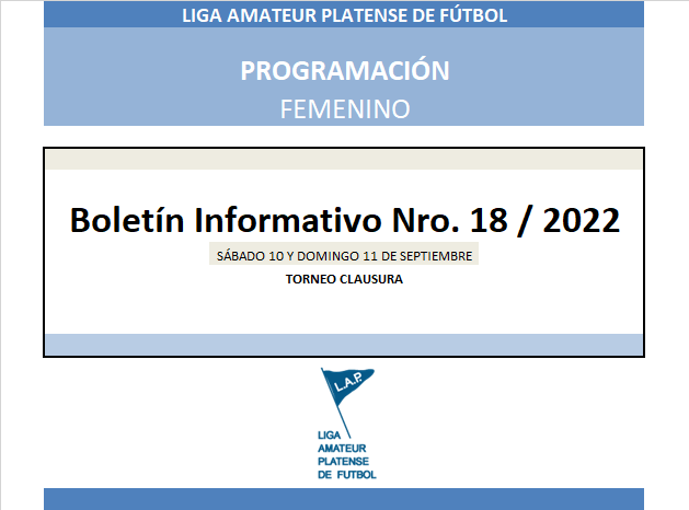#Programación T. CLAUSURA  2DA FECHA PRIMERA A Y PRIMERA B