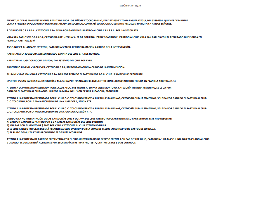 SESIÓN 24 – 2022 H. TRIBUNAL