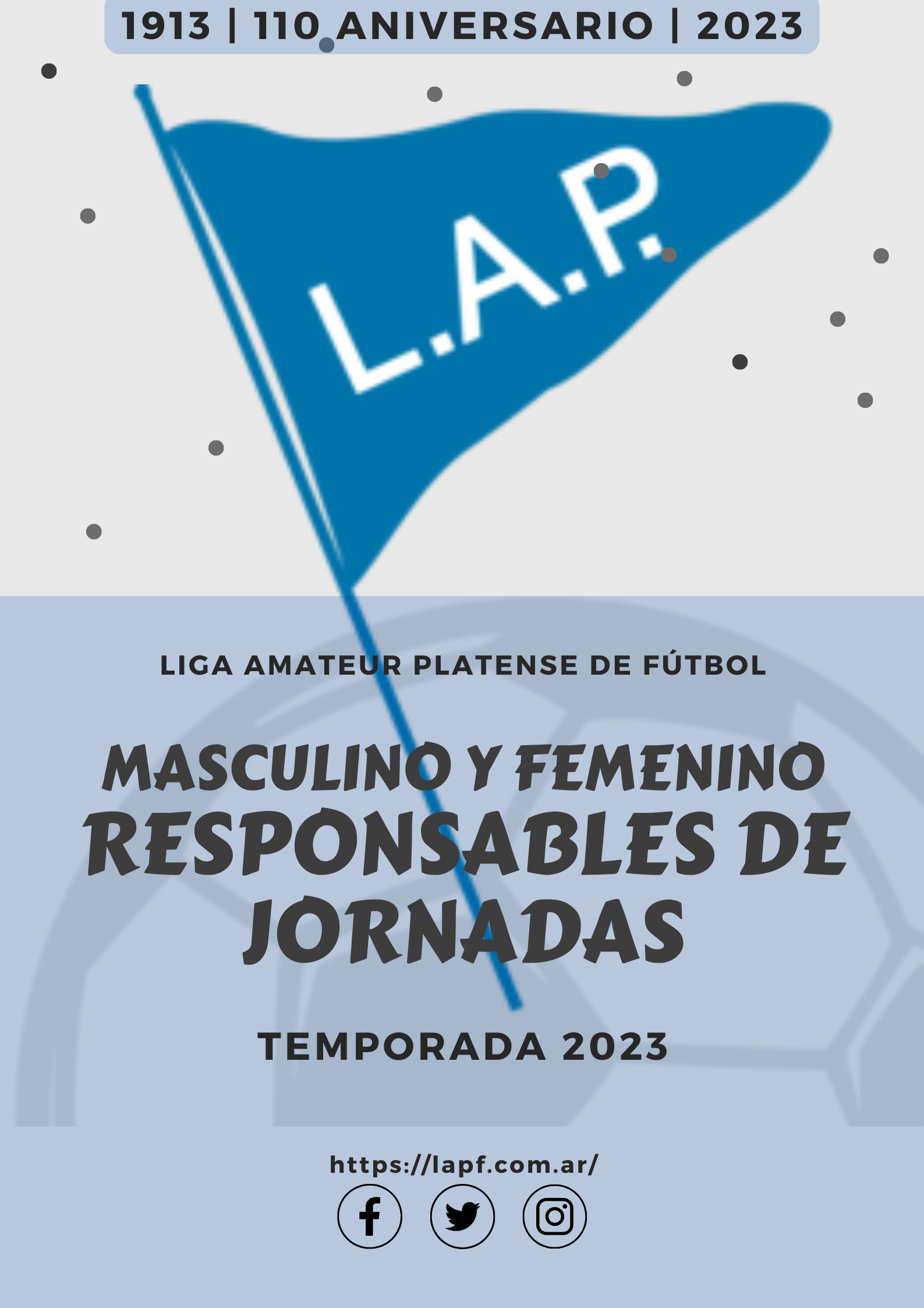 LISTADO CON RESPONSABLES DE JORNADAS