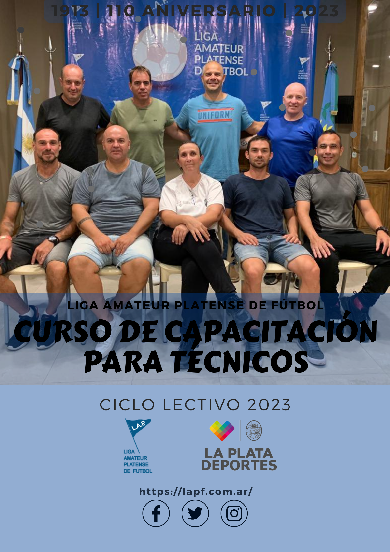 #CursoDT ABIERTA LA INSCRIPCIÓN AL CURSO DE TÉCNICOS