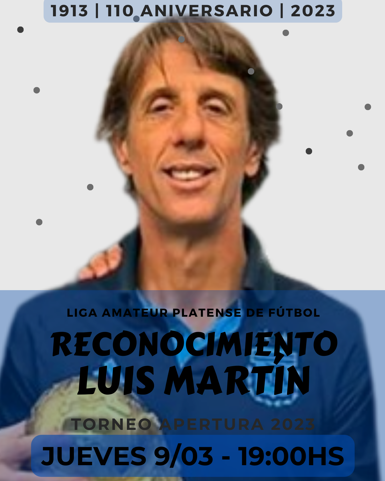 RECONOCIMIENTO AL PROFE LUIS MARTÍN