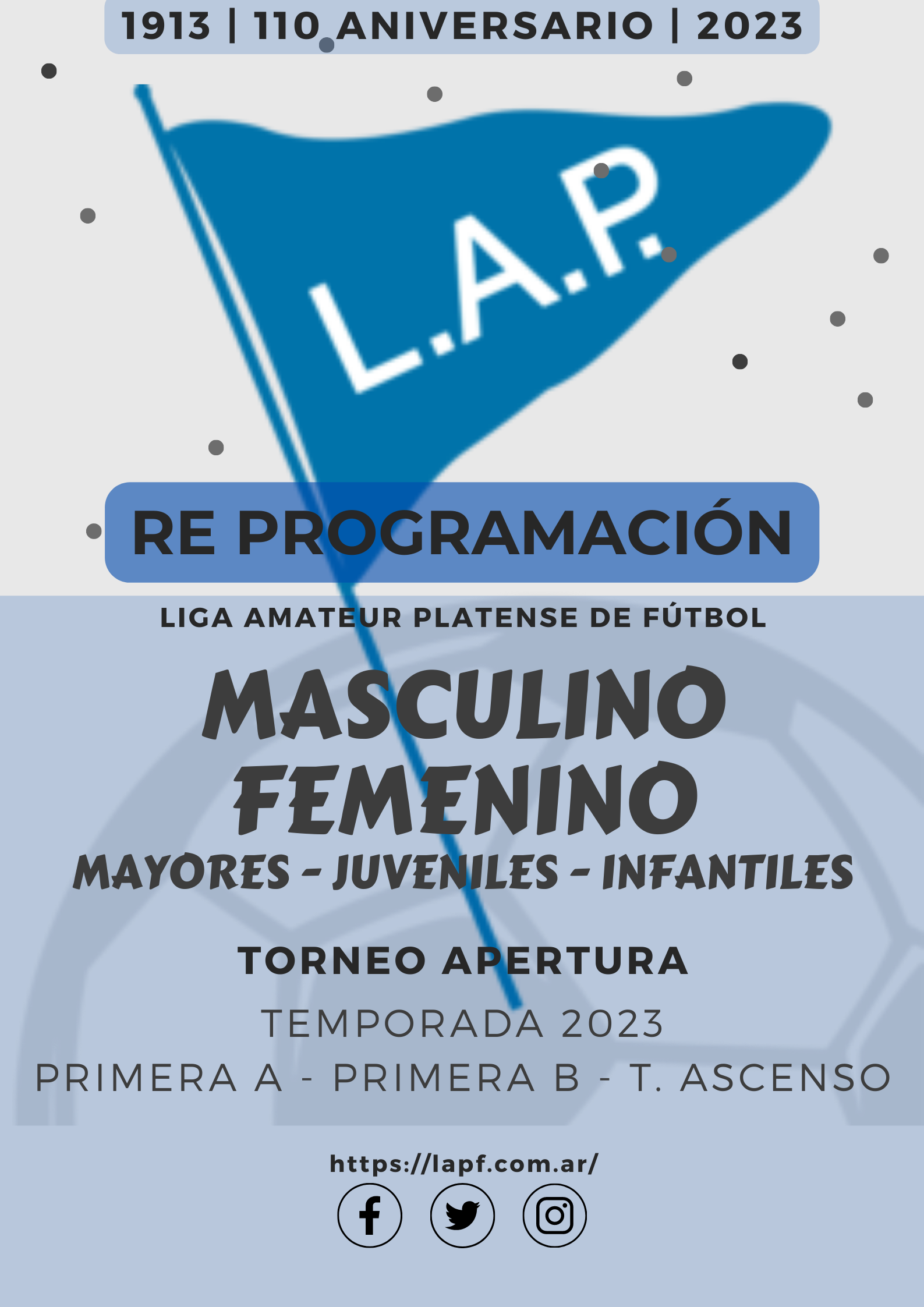 #ReProgramación NOTIFICACIONES SÁBADO 15 Y DOMINGO 16 DE ABRIL