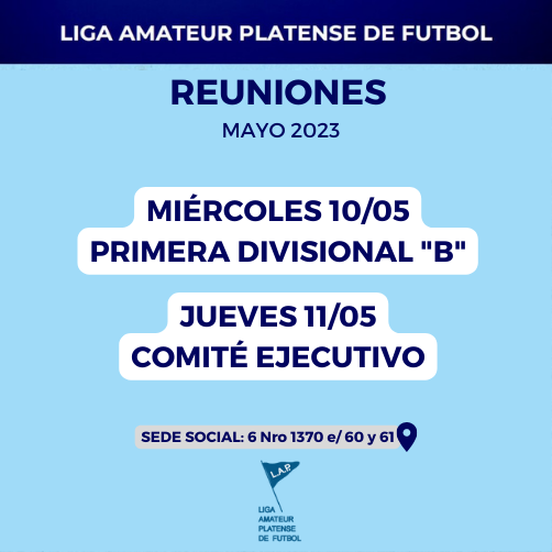 CONVOCATORIA COMITÉ EJECUTIVO – MAYO 2023