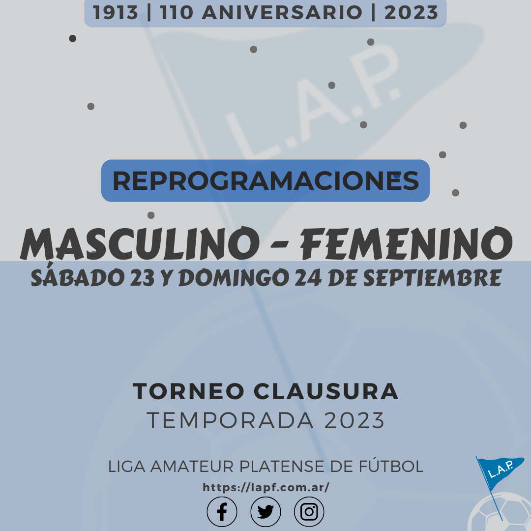 NOTIFICACIONES SÁBADO 23 Y DOMINGO 24 DE SEPTIEMBRE