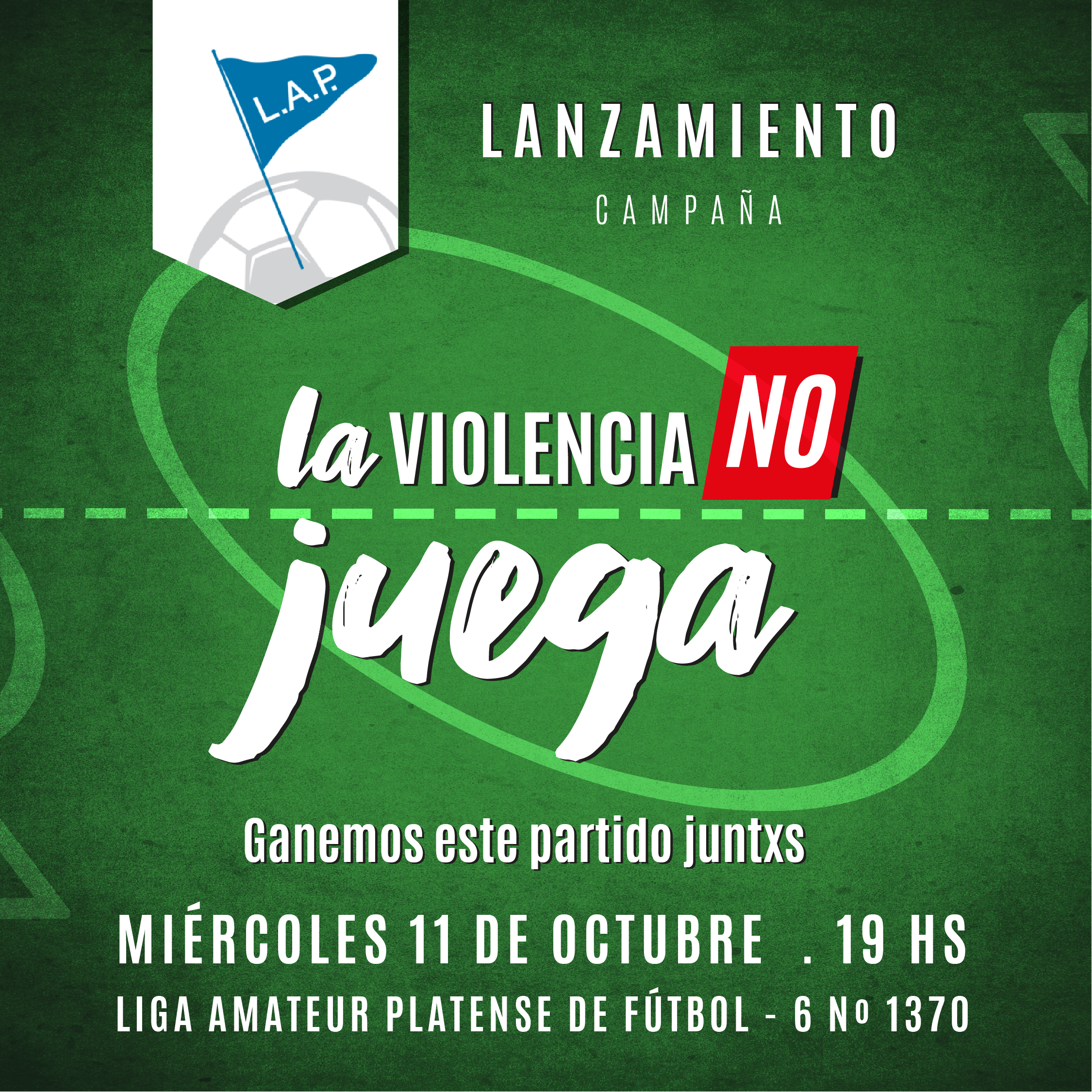 “La violencia NO juega”: LANZAMIENTO DE CAMPAÑA Y FIRMA DE ACTA COMPROMISO CON LOS CLUBES