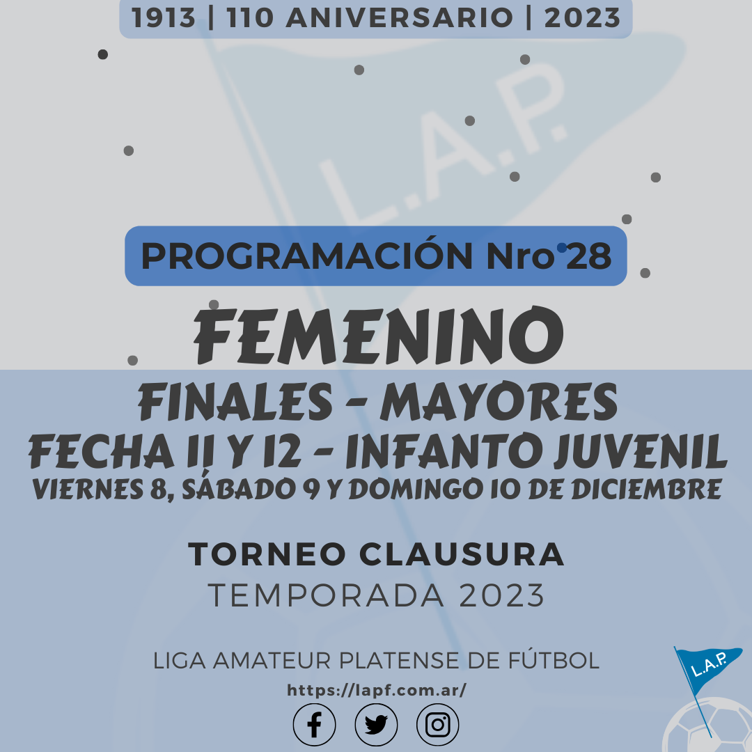 T. CLAUSURA: MAYORES – SEMIFINALES PRIMERA A – FINAL SEGUNDO ASCENSO PRIMERA B