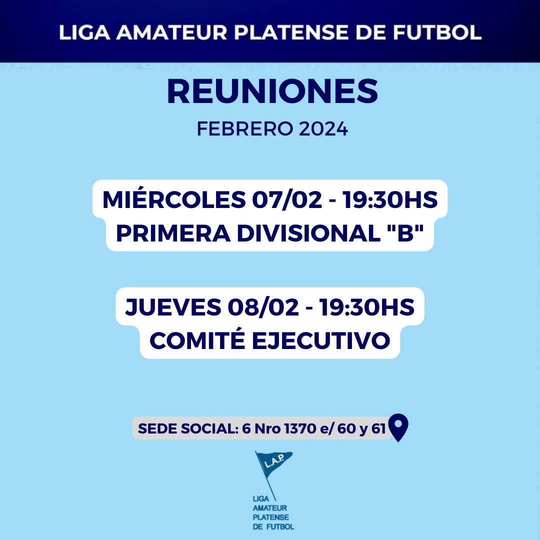 CONVOCATORIA COMITÉ EJECUTIVO – FEBRERO 2024