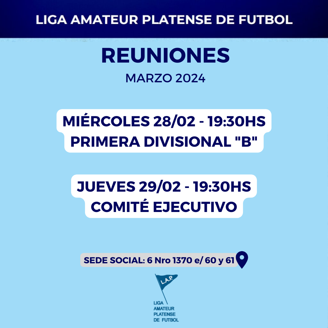 CONVOCATORIA COMITÉ EJECUTIVO – MARZO 2024