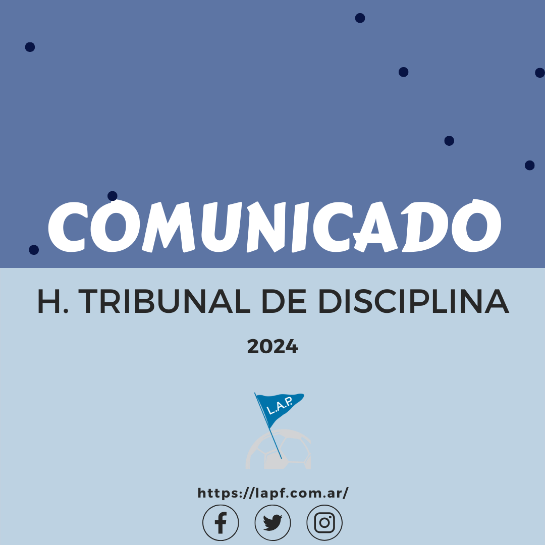 COMUNICADO Nº 1 AÑO 2024