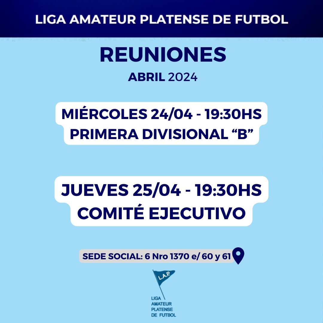 CONVOCATORIA COMITÉ EJECUTIVO – ABRIL 2024