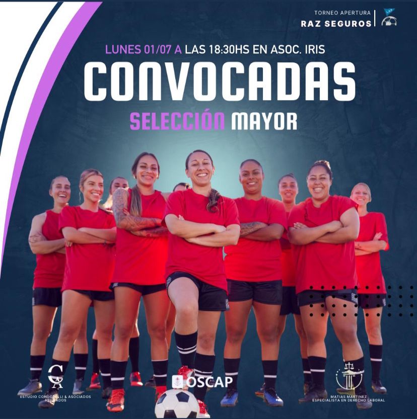 #Selección | CONVOCADAS SELECCIÓN MAYOR L.A.P.F
