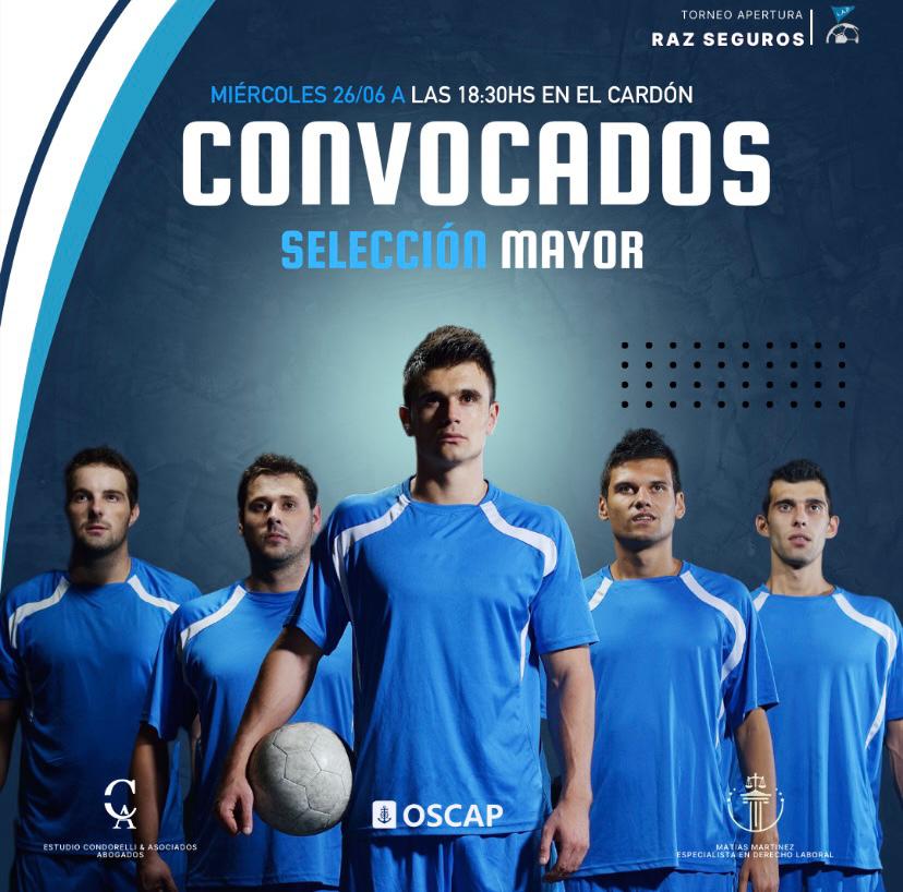 #Selección | CONVOCADOS SELECCIÓN MAYOR L.A.P.F