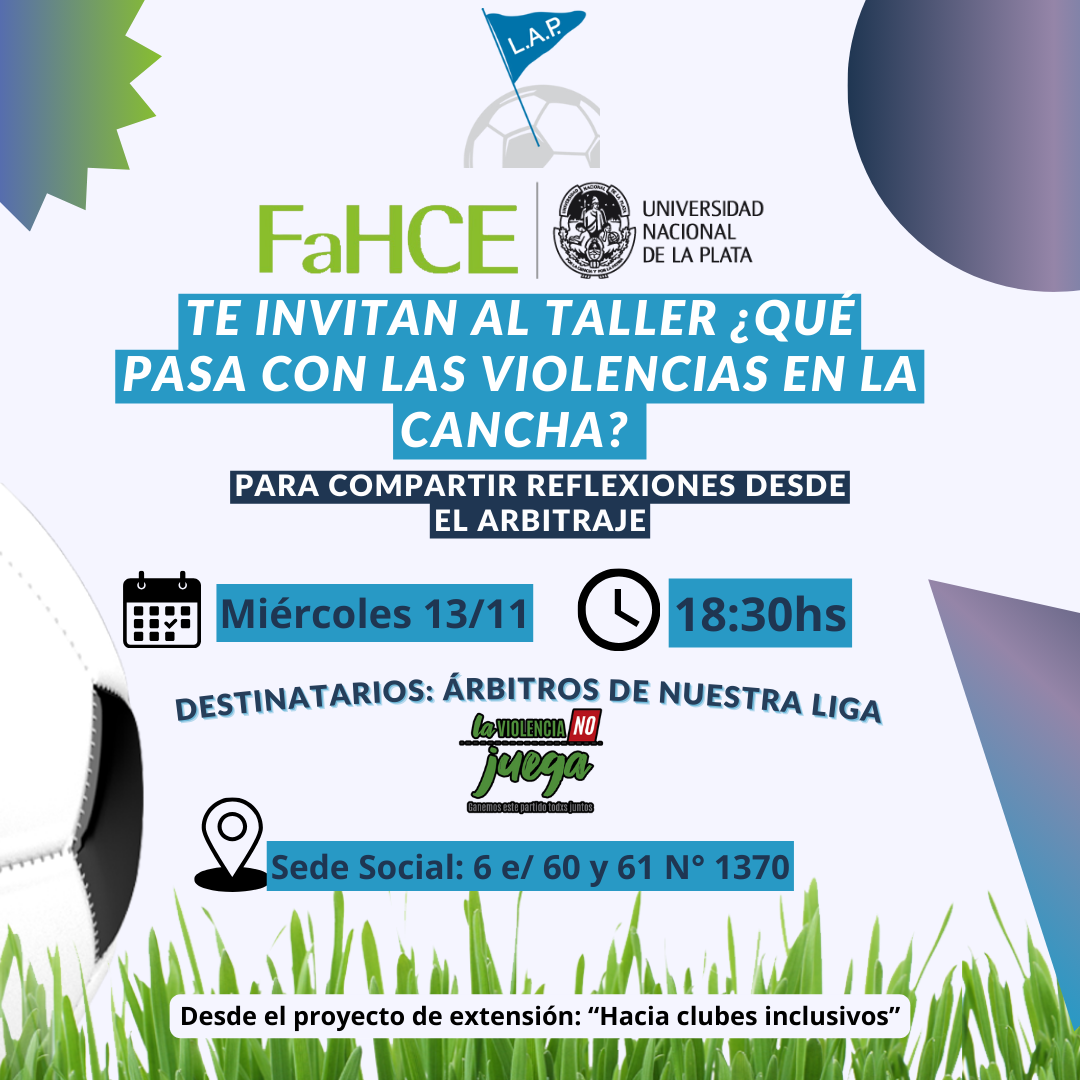 COMUNICADO OFICIAL: TALLER PARA ÁRBITROS
