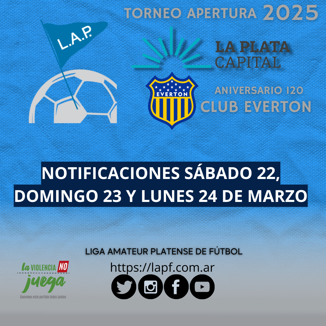 #ReProgramación NOTIFICACIONES SÁBADO 22, DOMINGO 23 Y LUNES 24 DE MARZO