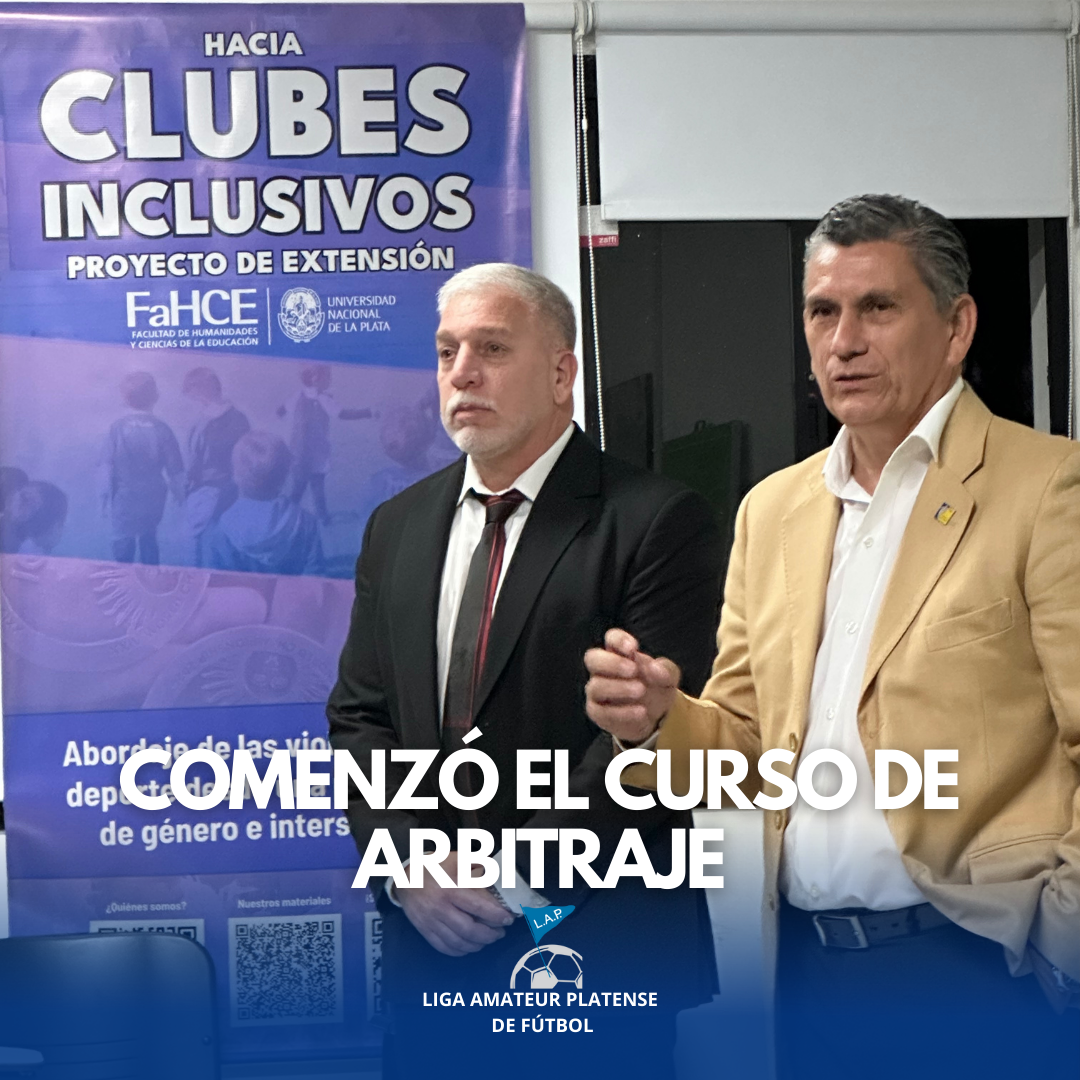 #Institucional | COMENZÓ EL CURSO DE ARBITRAJE