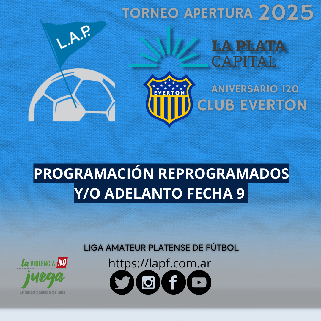 PROGRAMACIÓN REPROGRAMADOS Y ADELANTO FECHA 9