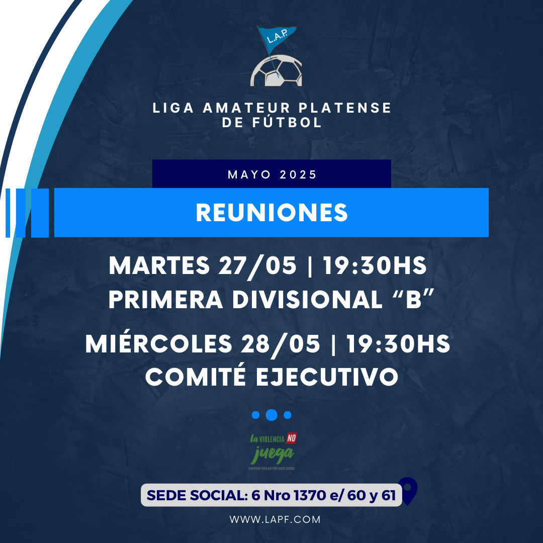 CONVOCATORIA COMITÉ EJECUTIVO - MAYO 2025