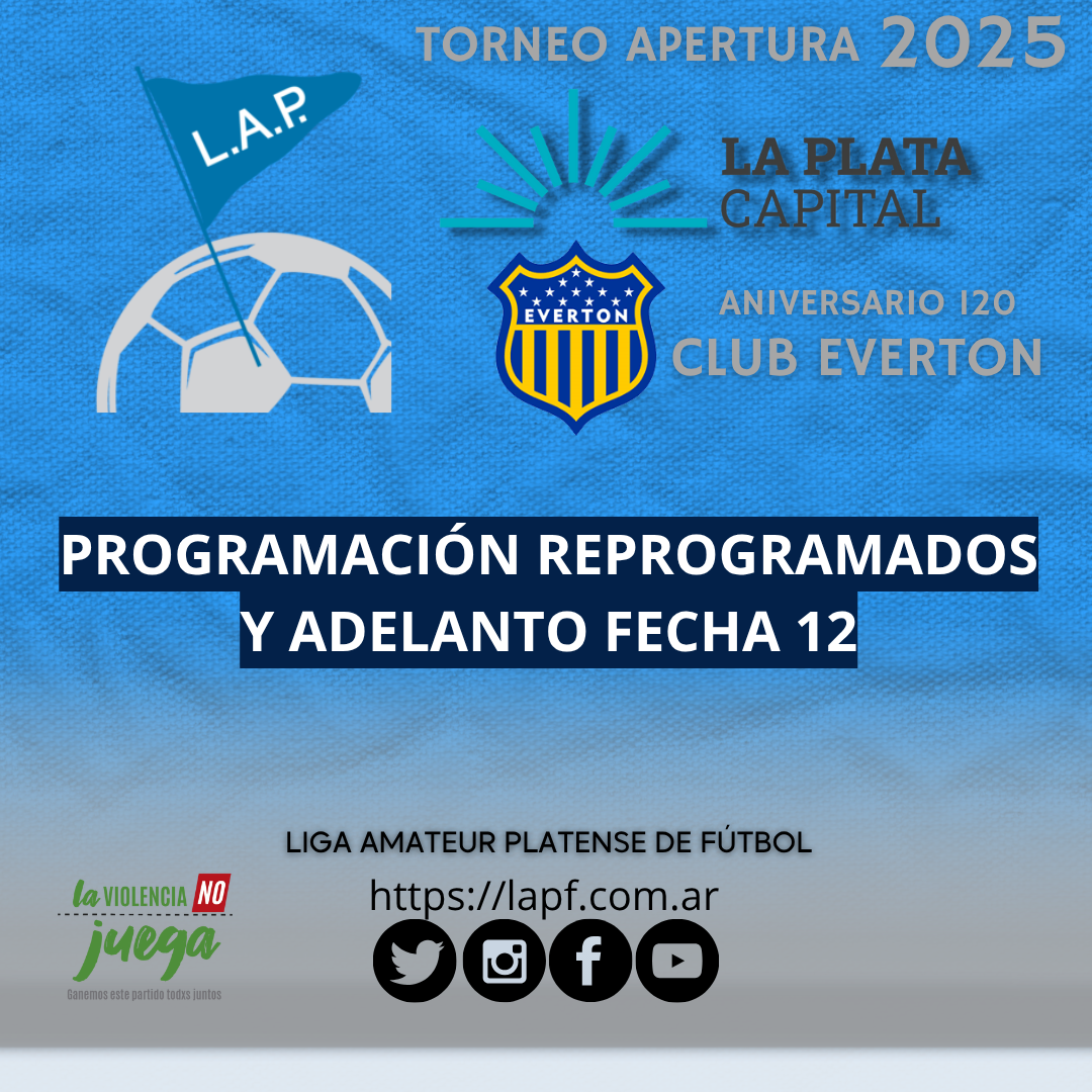 PROGRAMACIÓN REPROGRAMADOS Y ADELANTO FECHA 12