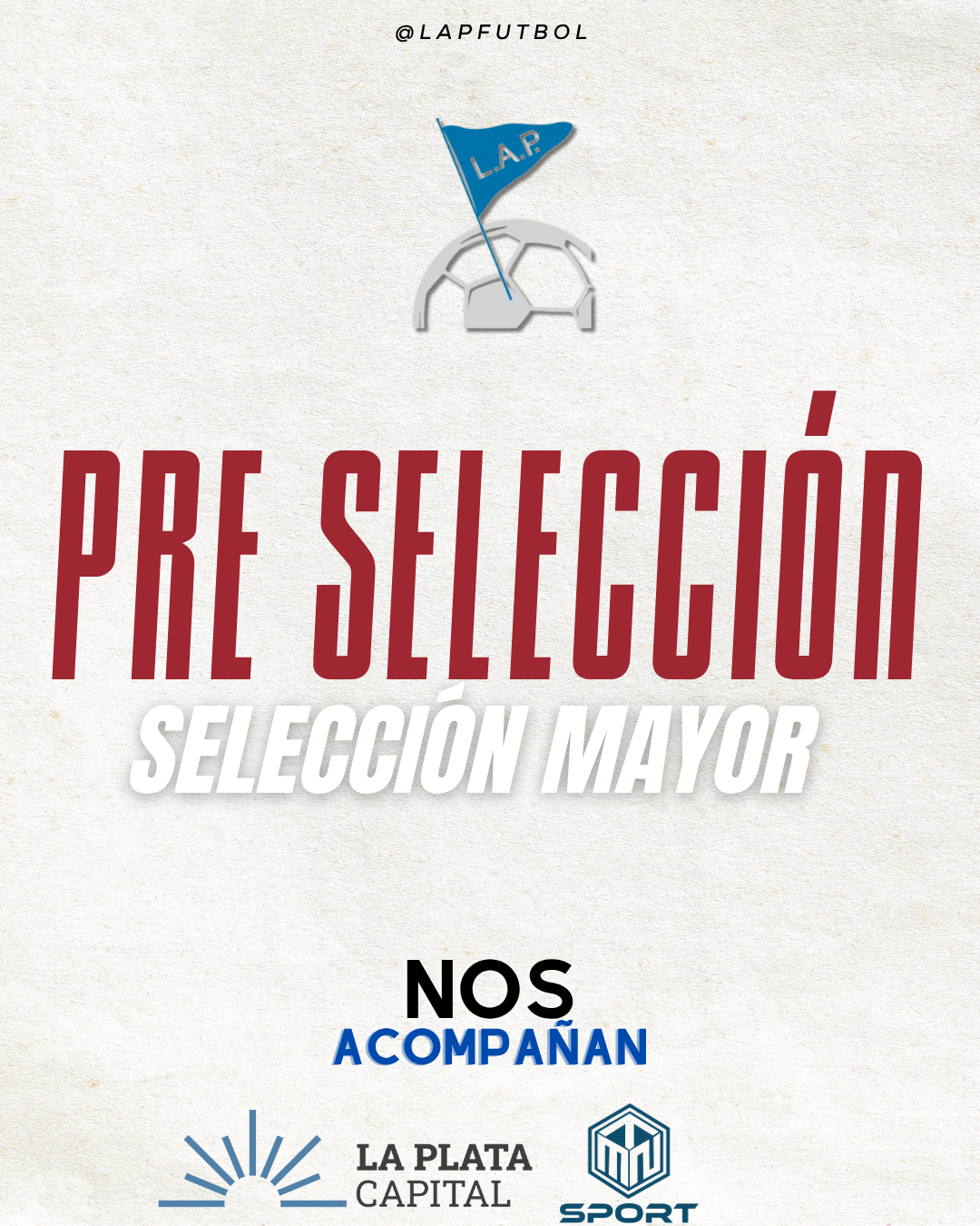 #Selección | PRE-SELECCIÓN MAYOR L.A.P.F FEMENINO