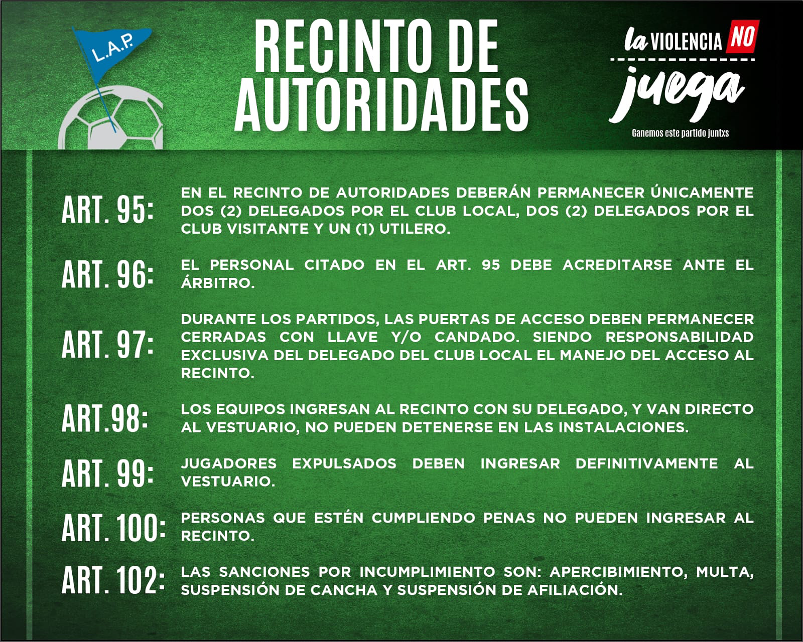 #Institucional | LOS NUEVOS CARTELES "LA VIOLENCIA NO JUEGA"