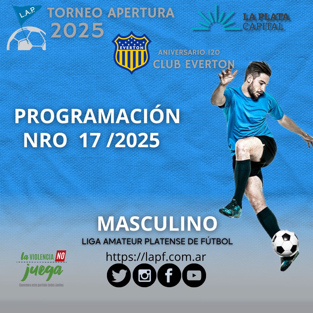 PROGRAMACIÓN NRO 17: PRIMERA A – FECHA 13 | PRIMERA B - FECHA 13