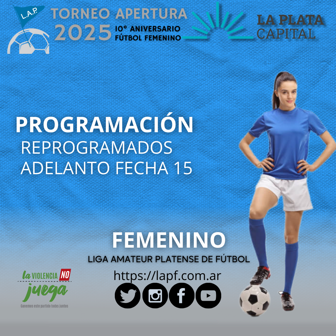 PROGRAMACIÓN POSTERGADOS Y ADELANTO FECHA 15