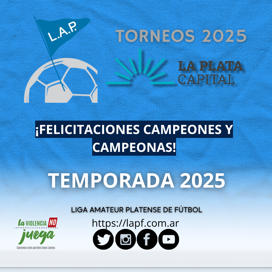 #Institucional | ¡FELICITACIONES CAMPEONES Y CAMPEONAS!