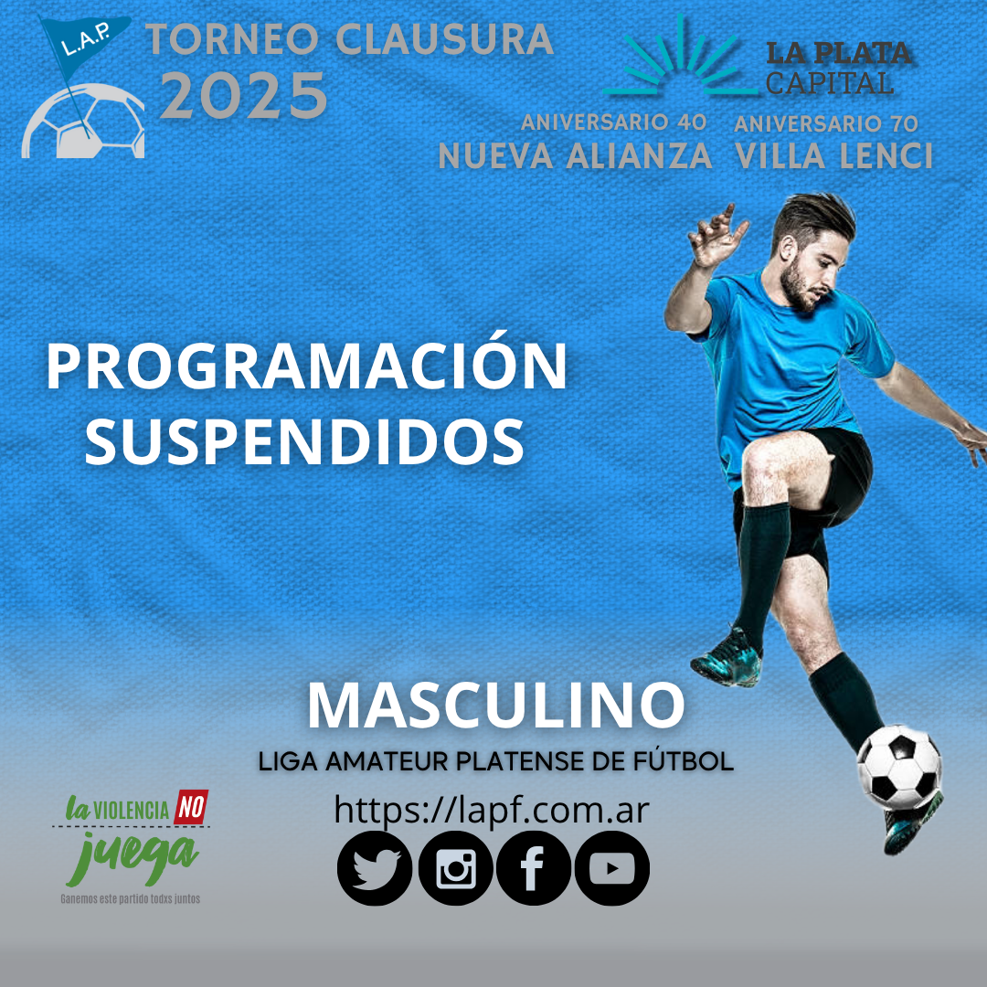 PROGRAMACIÓN SUSPENDIDOS 2025