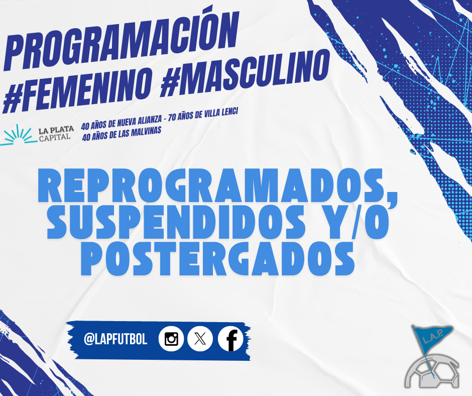 PROGRAMACIÓN REPROGRAMADOS, SUSPENDIDOS Y/O POSTERGADOS