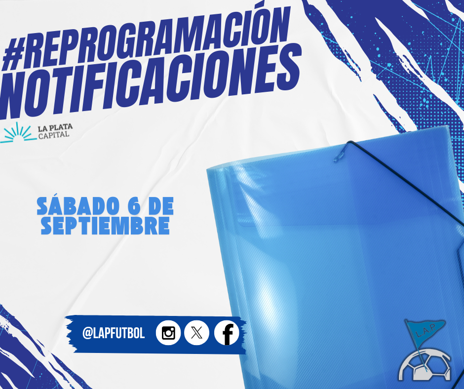 #ReProgramación NOTIFICACIONES DEL SÁBADO 6 DE SEPTIEMBRE
