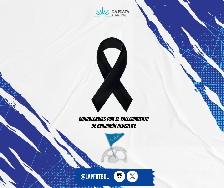 CONDOLENCIAS POR EL FALLECIMIENTO DE BENJAMÍN ALVEOLITE
