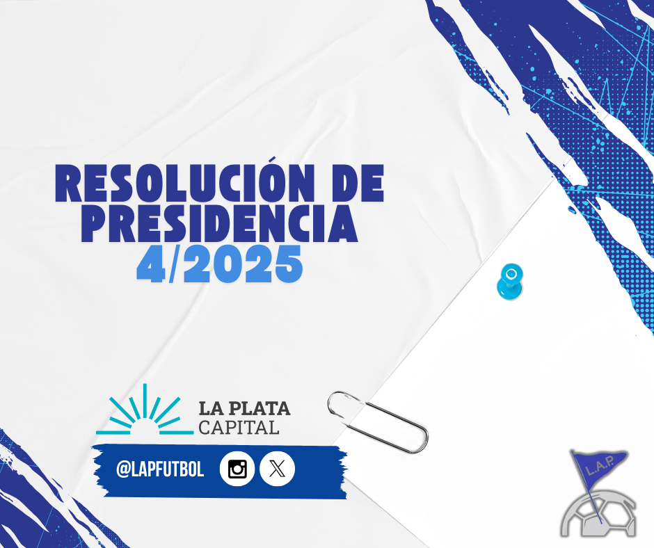 RESOLUCIÓN DE PRESIDENCIA 4/2025: SENIOR UNIDOS DE OLMOS - ADIP