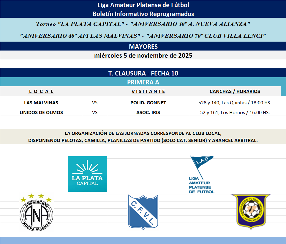 PROGRAMACIÓN REPROGRAMADOS