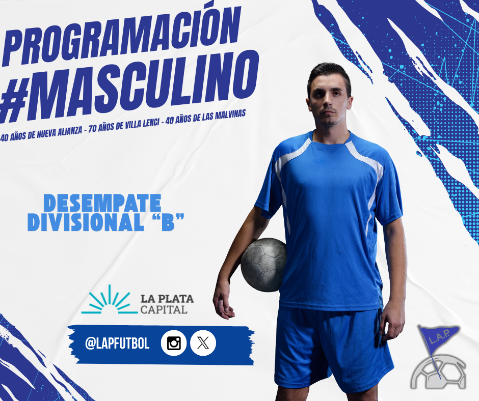 PROGRAMACIÓN DESEMPATE DIVISIONAL "B"