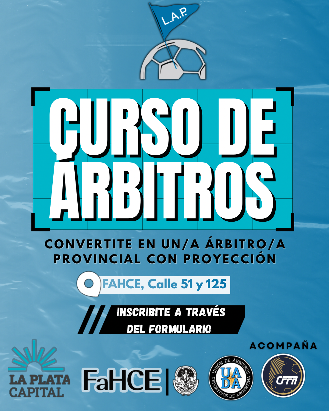 #Institucional | SE ABREN LAS INSCRIPCIONES PARA LA SEGUNDA EDICIÓN DEL CURSO DE ÁRBITROS