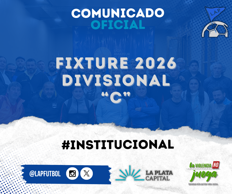 #Institucional | FIXTURES 2026 DIVISIONAL C