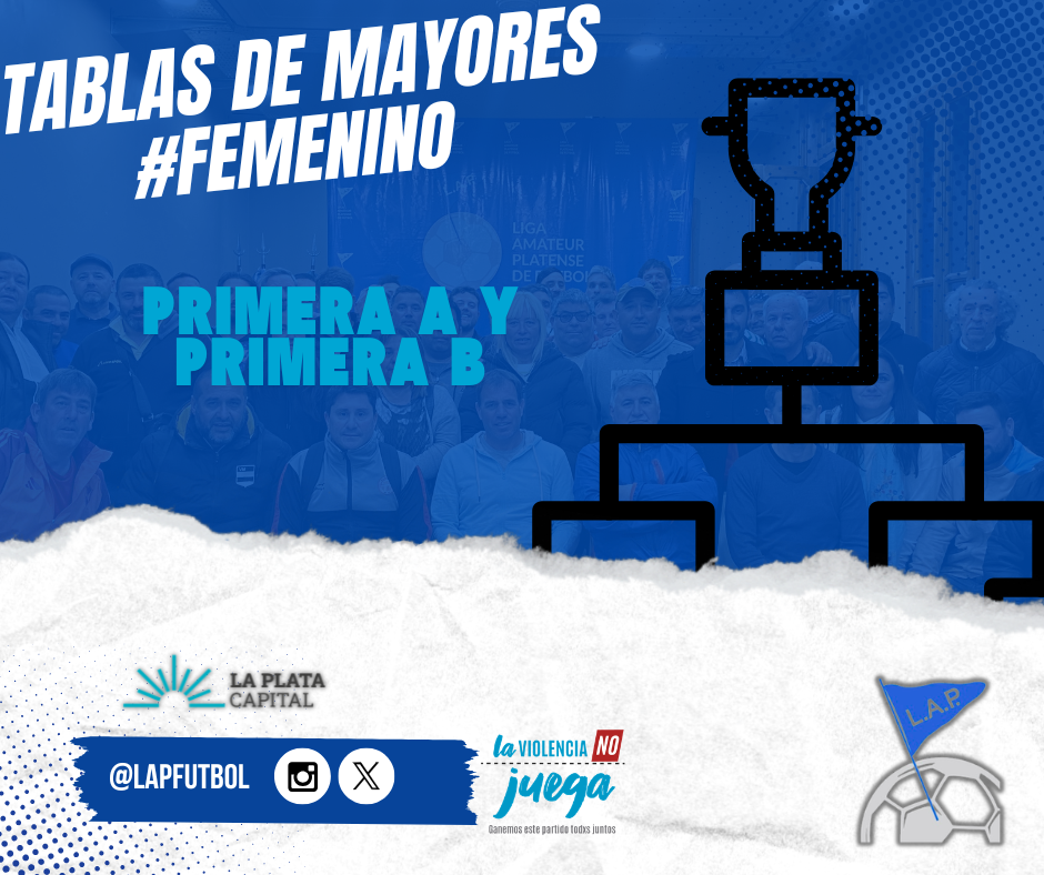 TABLAS MAYORES - PRIMERA A Y PRIMERA B