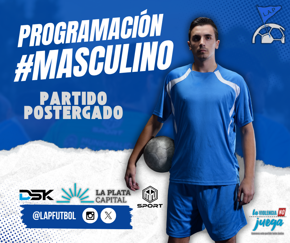 PROGRAMACIÓN PARTIDO POSTERGADO