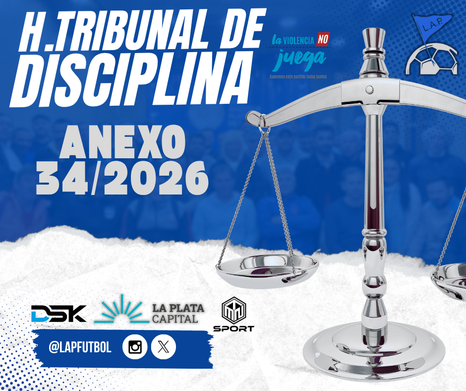 H.TRIBUNAL DE DISCIPLINA - ANEXO SESIÓN 34/2026