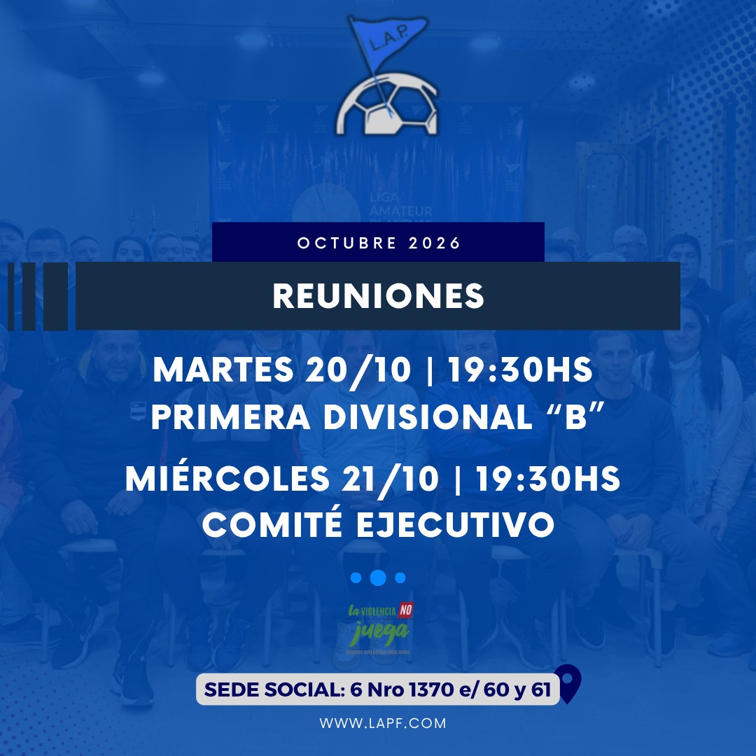 CONVOCATORIA COMITÉ EJECUTIVO – OCTUBRE 2026