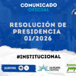 #Institucional | RESOLUCIÓN DE PRESIDENCIA 1/2026 ESTADIO UNIDOS DE OLMOS